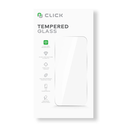 CLICK Screen Protector for iPhone 16e / iPhone 13 / iPhone 14 / iPhone 15 - Clear