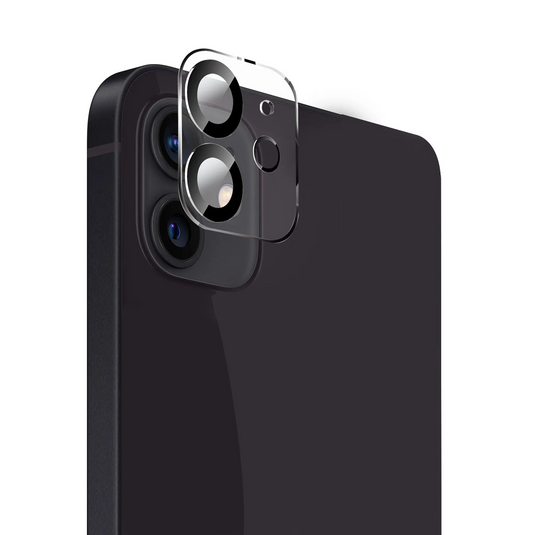 For iPhone 16 Plus 6.7 inch Camera Lens Black Edge Tempered(2.5D)