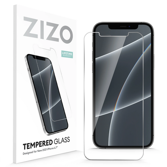 ZIZO TEMPERED GLASS Screen Protector for iPhone 13 Pro Max - Clear iPhone 13 Pro Max 6.7 Clear