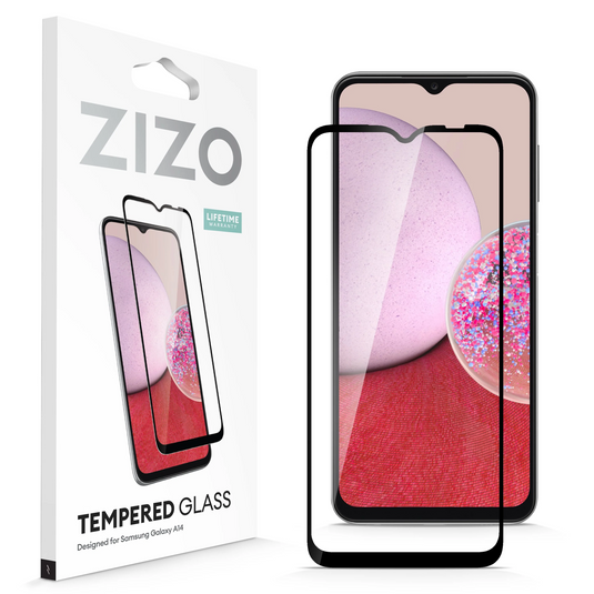 ZIZO TEMPERED GLASS Screen Protector for Galaxy A14 5G - Black Galaxy A14 5G Black