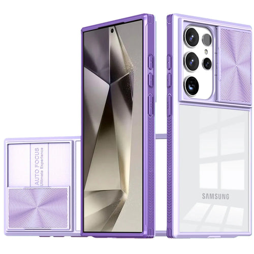 For Samsung s25 Ultra Fusion Transparent Clear Hybrid Case Cover - Purple