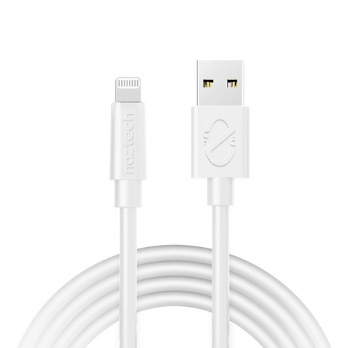 Naztech USB to MFi Lightning Cable 12ft White Universal WHITE