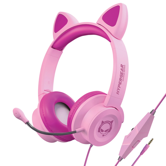 HyperGear Kombat Kitty Gaming Headset Pink Universal PINK