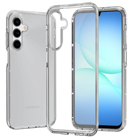 For Samsung A17 5G Sturdy Ultra Thick 3mm Transparent Hybrid Case Cover - Smoke