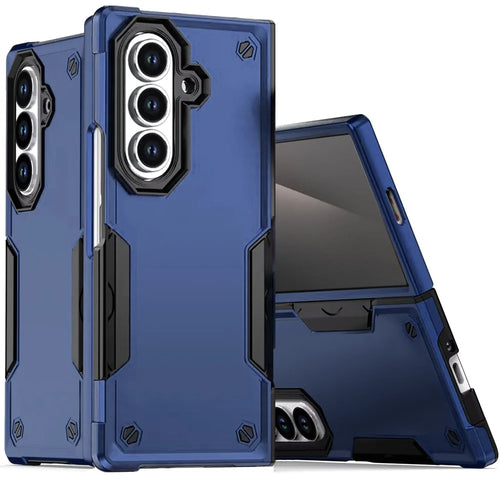 For Samsung Z Fold 7 Exquisite Tough Shockproof Hybrid Case Cover - Blue