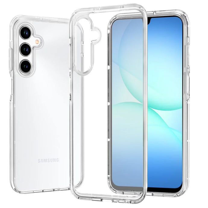 For Samsung A17 5G Sturdy Ultra Thick 3mm Transparent Hybrid Case Cover - Clear