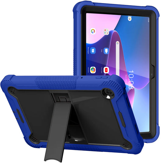 For Apple iPad Pro 11inch 2024 Tough Tablet Strong Kickstand Hybrid Case Cover - Dark Blue