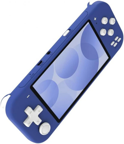 Retro Gaming Console X20 Mini 4.3 Inch Handheld With Built-In 2,000+ Games for Universal - Blue