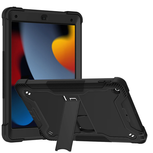 For Samsung A9 8.7inch Tough Tablet Strong Kickstand Hybrid Case Cover - Black