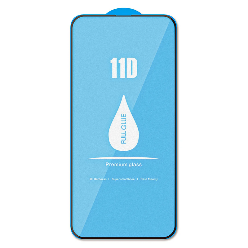 Load image into Gallery viewer, For iPhone 14 PLUS Anti-Finger Print 11D Full Glue High Grade Alumina Curved Screen Tempered Glass with Physical Reinforcement Technology
