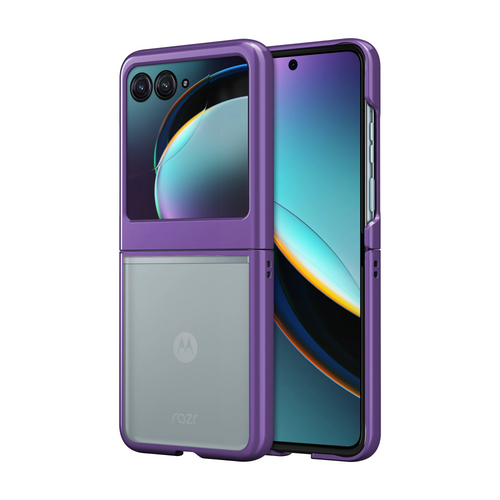 ZIZO REFINE Series moto razr (2024) Case - Purple