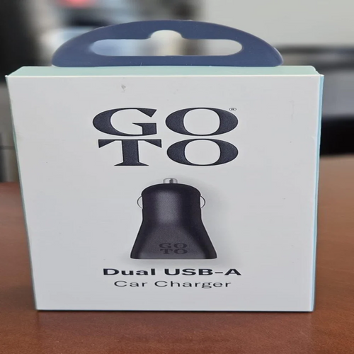 GoTo Dual USB Car Charger, Dual Port Fast USB A for iPhone 13 12 11 Pro max (LANE A RACK 2)