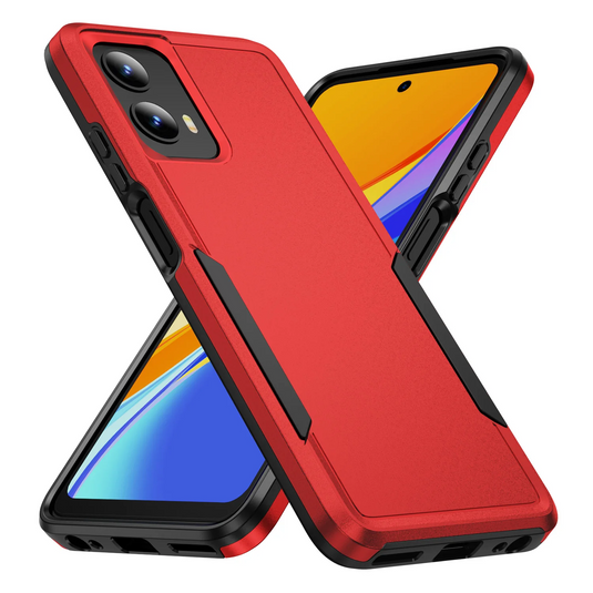 CLICK Impact Series moto g 5G (2024) Case - Red Black