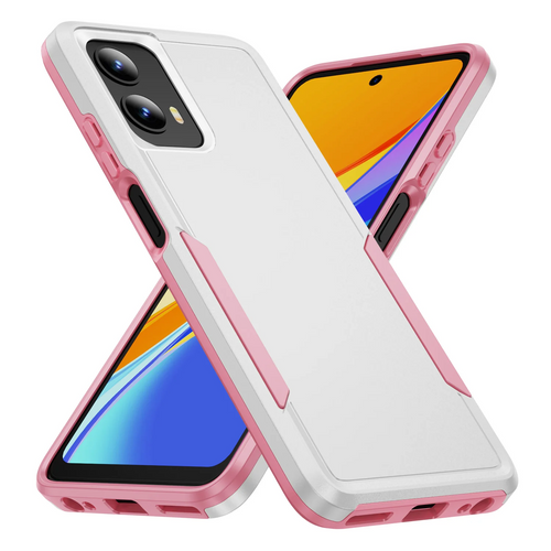 CLICK Impact Series moto g 5G (2024) Case - White Pink