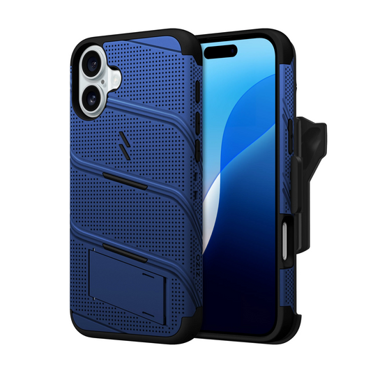 ZIZO BOLT Bundle iPhone 16 Plus Case - Blue