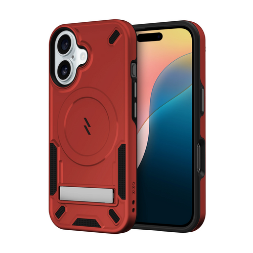 ZIZO TRANSFORM Series iPhone 16 Case - Red