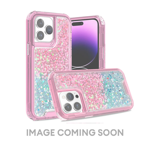 CLICK Liquid Glitter Series iPhone 13 Case - Pink