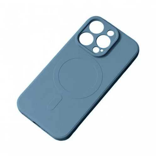 CLICK Slim Silicone MagSafe Series iPhone 13 Case - Blue