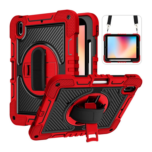 CLICK Fortitude Series Case for iPad 10.9in (10th generation) - Black & Red