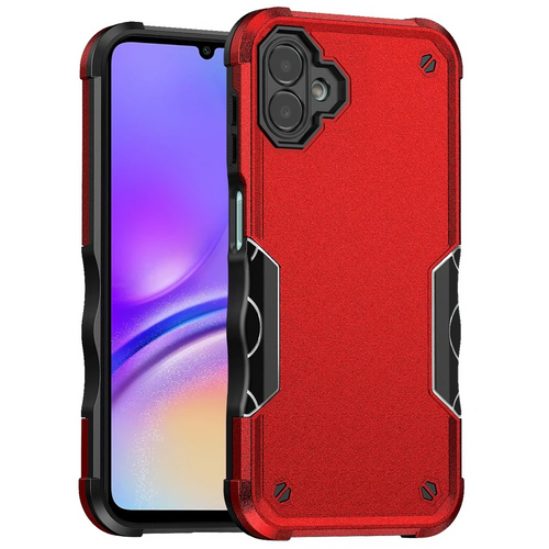 For Samsung A06 Exquisite Tough Shockproof Hybrid - Red