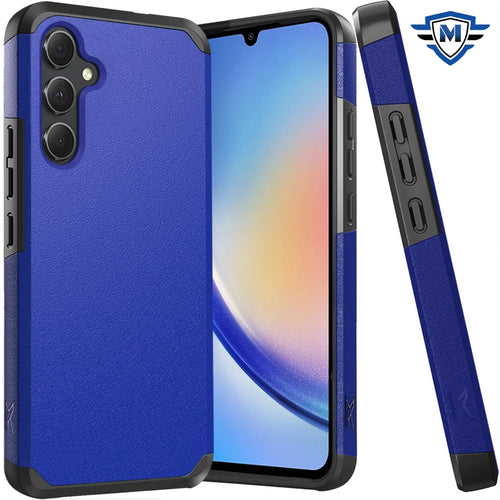 For Samsung A35 5g METKASE (Original Series) Tough Strong Shockproof Hybrid in Slide-Out Package - Classic Blue