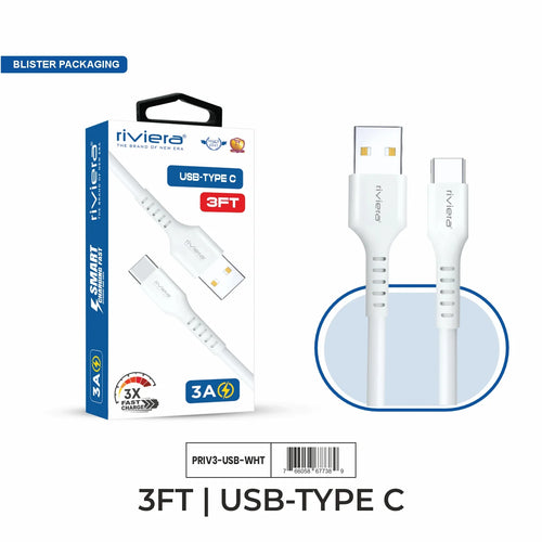 Premium Package - 3FT Fast Charging Cable [USB - Type C (PD)] - White (37)