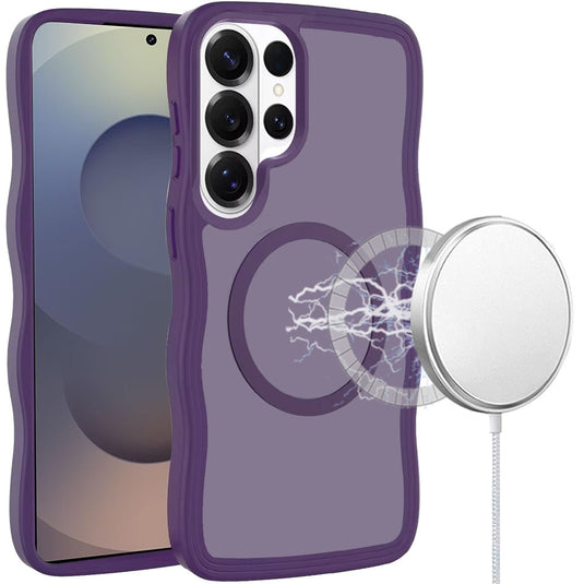 For Samsung s26 Ultra Grip Hand Magnetic Ring HQ Hybrid - Dark Purple