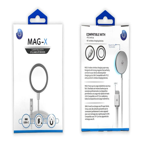 UPLUS MAGX MAGNETIC TYPE-C CHARGING CABLE- WHITE (UP01MGX) (LANE A2 UPLUS#2)