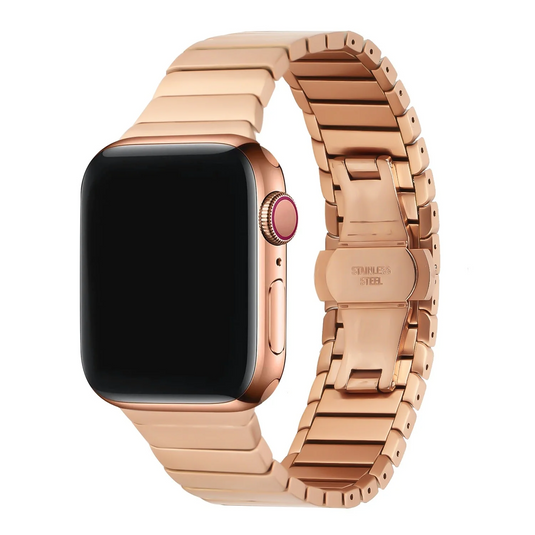 For Apple Watch Size 42/44/45/49mm Stainless Steal Watch Band - Rose Gold Apple Watch Size 42/44/45/49mm Rose Gold