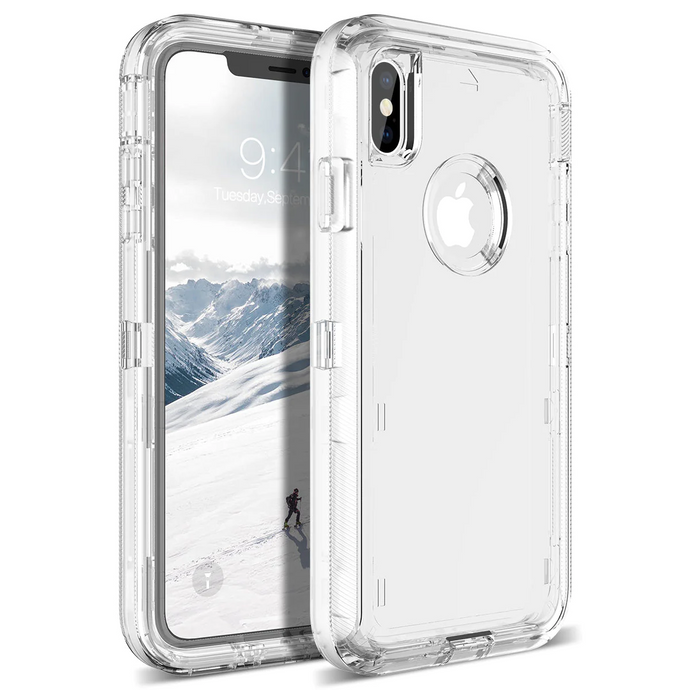 Clear DFNDR Case with Holster for iPhone 14 (6.1) - Clear iPhone 14 (6.1) Clear