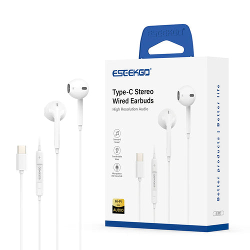 ESEEKGO E-20C Type-C Hi-Fi Music Wired Earphone (LANE A RACK 10 ESEEK#3)