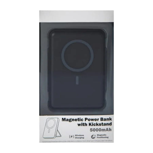 iJoy 5000MAH MAGNETIC POWER BANK WITH KICKSTAND - Black (LANE A4 IJOY#1)