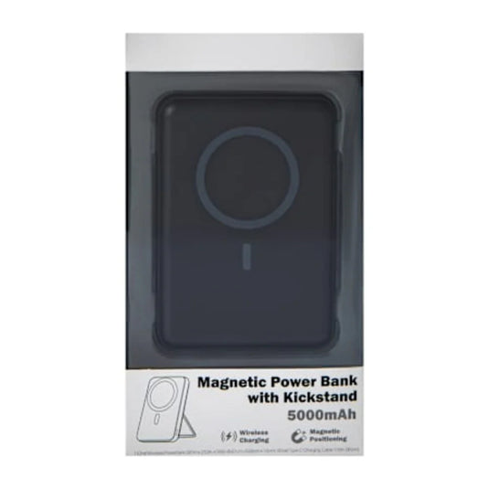 iJoy 5000MAH MAGNETIC POWER BANK WITH KICKSTAND - Black (LANE A4 IJOY#1)