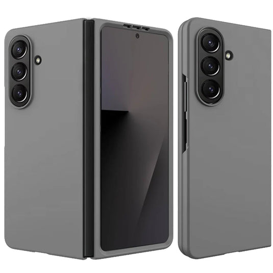 For Samsung Z Fold 7 Flip Snap On Premium Matte Finish Case Cover - Gray