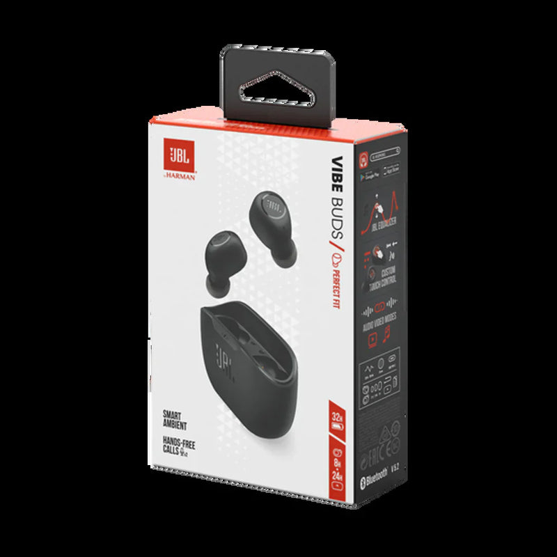 Load image into Gallery viewer, JBL Vibe Buds True Wireless Headphones - Black
