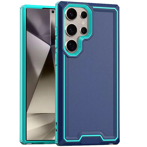 For Samsung s25 Ultra Rank Tough Strong Modern Fused Hybrid Case Cover - Blue