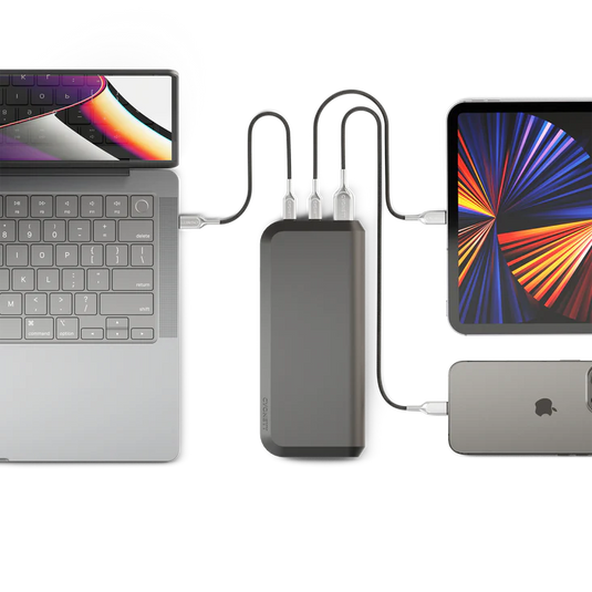 Cygnett ChargeUp Pro Series 25K Laptop Power Bank 100W CY4131PBCHE - Black
