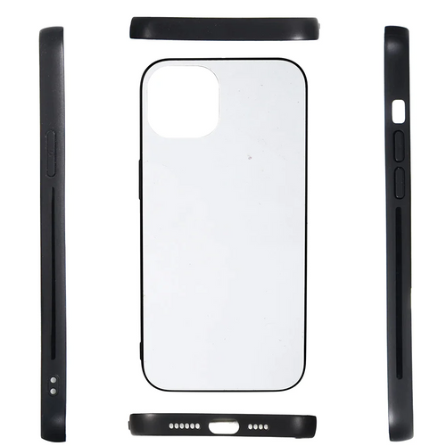 Customizable Black Slim Case For iPhone 12 / iPhone 12 Pro - Black