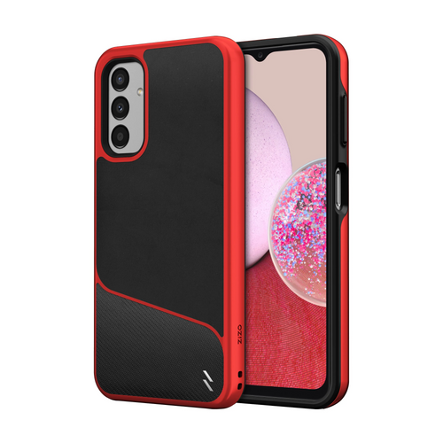 ZIZO DIVISION Series Galaxy A14 5G Case - Black & Red Galaxy A14 5G Black & Red