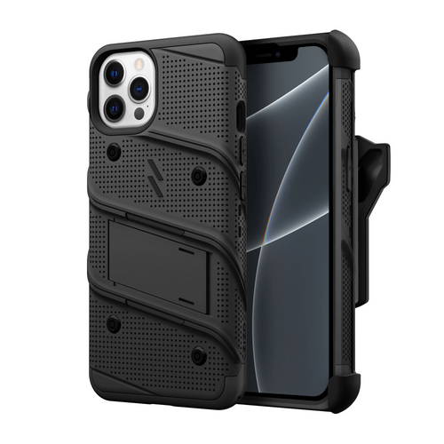 ZIZO BOLT Bundle iPhone 13 Pro Max Case - Black iPhone 13 Pro Max 6.7 Black & Black