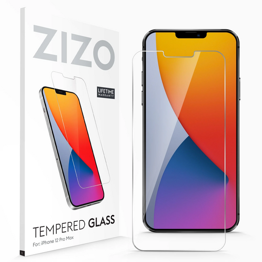 ZIZO TEMPERED GLASS Screen Protector for iPhone 12 Pro Max - Clear iPhone 12 Pro Max Clear