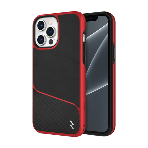 ZIZO DIVISION Series iPhone 13 Pro Max Case - Black & Red iPhone 13 Pro Max 6.7 Black & Red