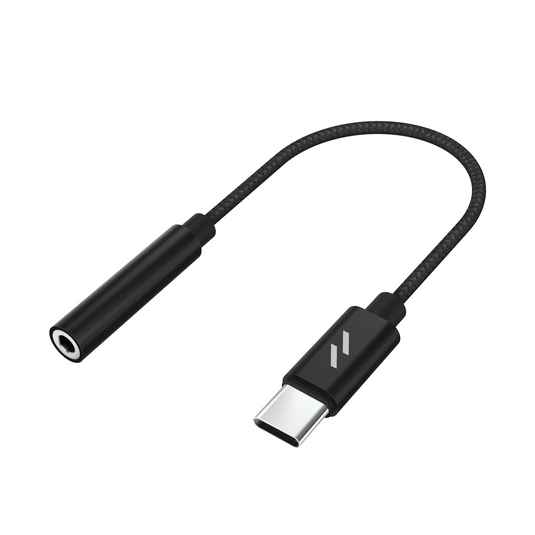 ZIZO USB-C to 3.5mm Headphone Jack Adapter - Black Universal Black