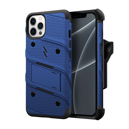 ZIZO BOLT Bundle iPhone 13 Pro Max Case - Blue iPhone 13 Pro Max 6.7 Blue & Black