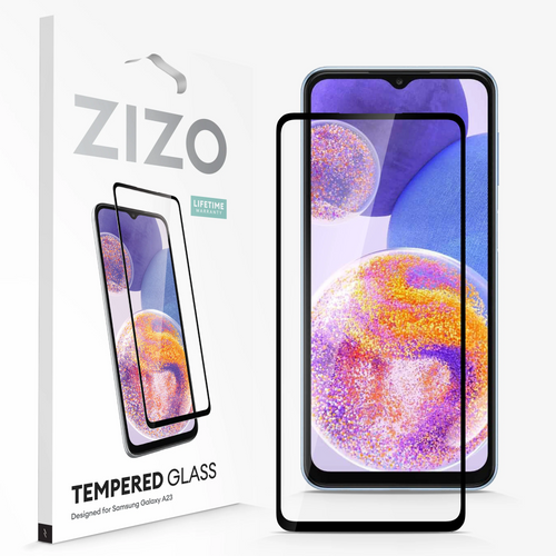 ZIZO TEMPERED GLASS Screen Protector for Galaxy A23 5G - Black Galaxy A23 5G Black