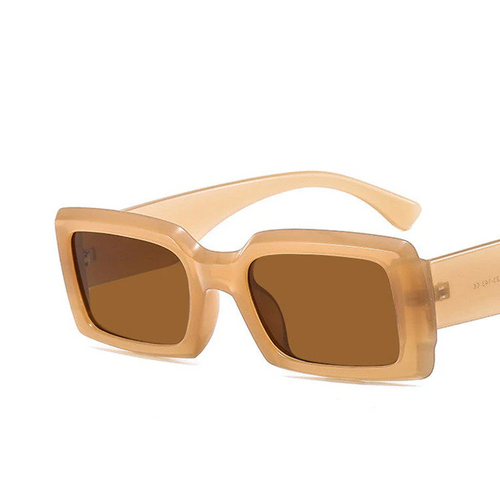 NOVENTOZAZ SQUARE Resin Sunglasses - Jelly Tea Dried Wearable Jelly Tea Dried