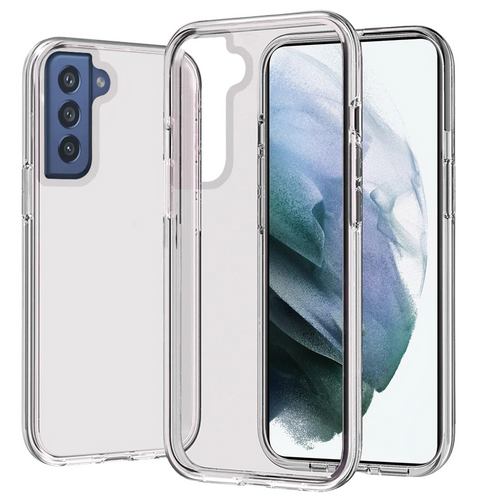 For Galaxy S22 Ultra Sturdy Ultra Thick 3mm Transparent Hybrid Case Cover - Clear Galaxy S22 Ultra Clear