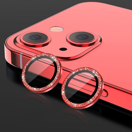 ZZEN Glitter Eagle Lens Protector for iPhone 12 6.1 - Red iPhone 12 (6.1) - Red