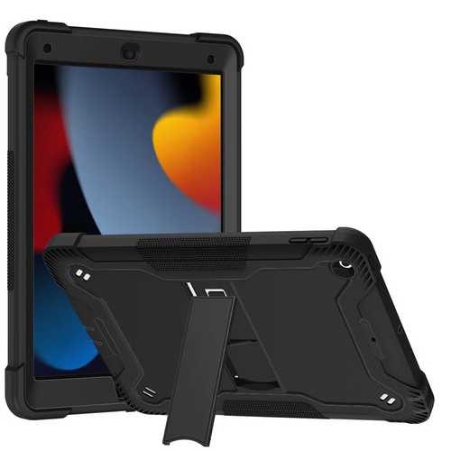 For Apple iPad 10th Gen 2022 Tough Tablet Strong Kickstand Hybrid Case Cover - Black Apple iPad 10th Gen 2022 Black