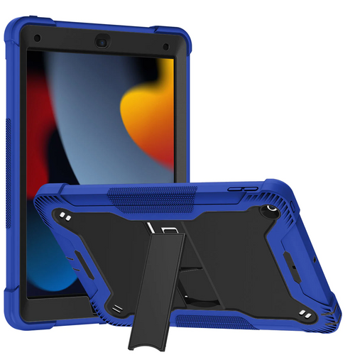 For Apple iPad 10th Gen 2022 Tough Tablet Strong Kickstand Hybrid Case Cover - Dark Blue Apple iPad 10th Gen 2022 Dark Blue